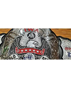 IWA Wrestling Champion Title Belt