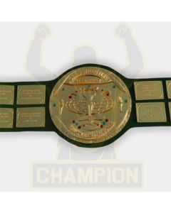 3D Big Green Champion Belt World Wrestling Fedration Hulk Hogan Shiekh Bob
