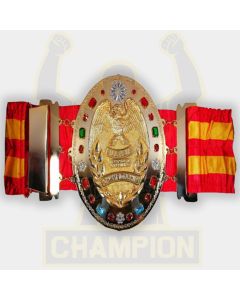 All Asia Heavyweight Wrestling Championship Belt Japan Pro Heavyweight