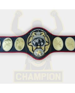 All Japan Pro Wrestling World Tag Championship Belt Inoki Heavyweight PWF Jumbo Tsur