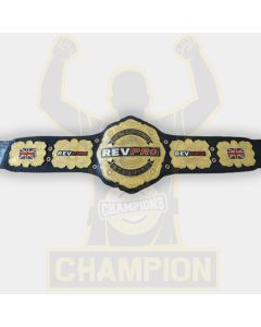 British Heavyweight Rev Pro Wrestling Championship Belt Revolution Professional