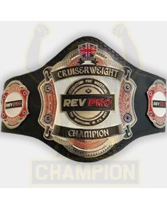 British Rev Pro Cruiserweight Wrestling Championship Belt Revolution Undisputed