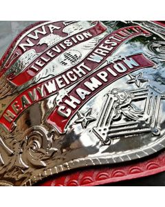 NWA Red Television Wrestling Championship Title Belt