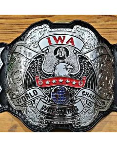 IWA Wrestling Champion Title Belt