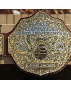 Big Gold Belt Ric Flair World Heavyweight Wrestling Championship Belt