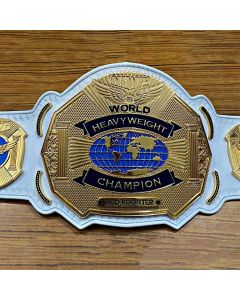 NIWF World Heavyweight Championship title belt