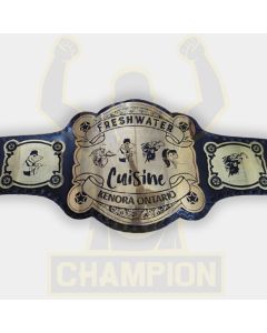 Fresty Water Cuisine Custom Replica Championship Title Belt