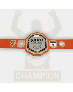 Kazushi Sakuraba Sugi IQ Wrestling Gracie Hunter Championship Belt Saku KDream Japan