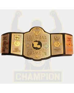 NSWA Louisiana Mid-South Championship Belt Old School Wrestling