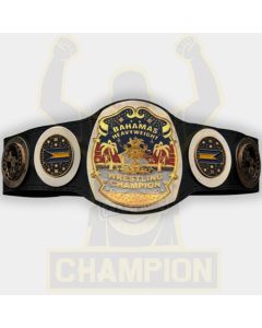 NWA Bahamas Bahamian Heavyweight Wrestling Championship Belt Islands Florida Championship