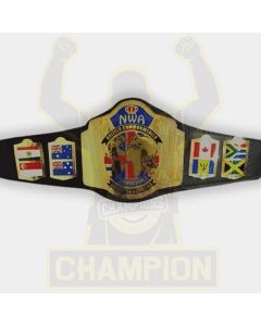 NWA British Commonwealth World Television UK Hammerlock Champion Belt