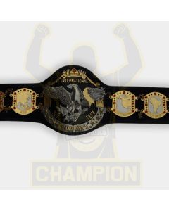 NWA International Tag Team Championship Title Belt Japan Wrestling Association Inoki