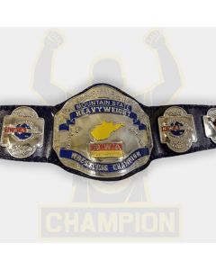 NWA Mountain State Championship Belt Scotty McKeever Johnny Blast