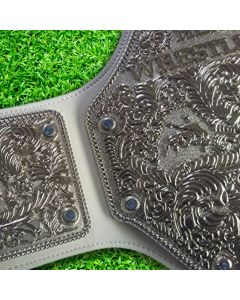 Big Gold World Heavyweight Big Gold Championship Replica Belt Brass Silver