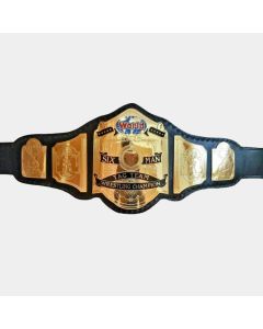 WCW World 6 Six Man Tag Team Wrestling Championship Replica Title Belt