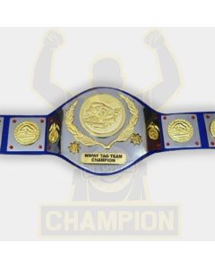 WWWF 82 Tag Team Champion Old School Trophy Belt