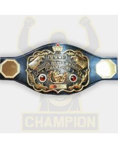 WWWF Junior Heavyweight Championship Belt Tatsumi Fujinami New Japan Pro Wrestling