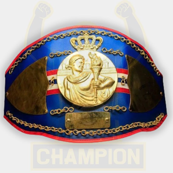 Amber Fight Gear Premium Championship Title Boxing Belt 