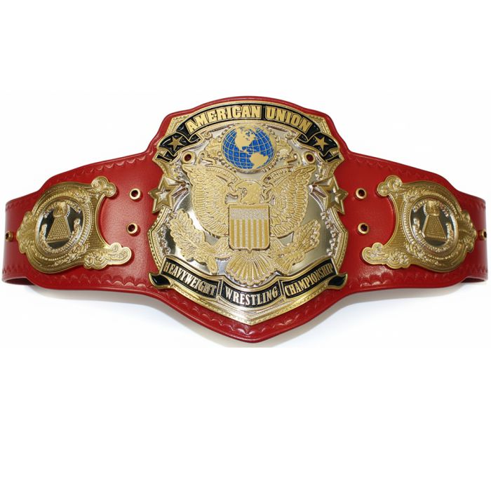 American Union Heavyweight Wrestling Champion Belt