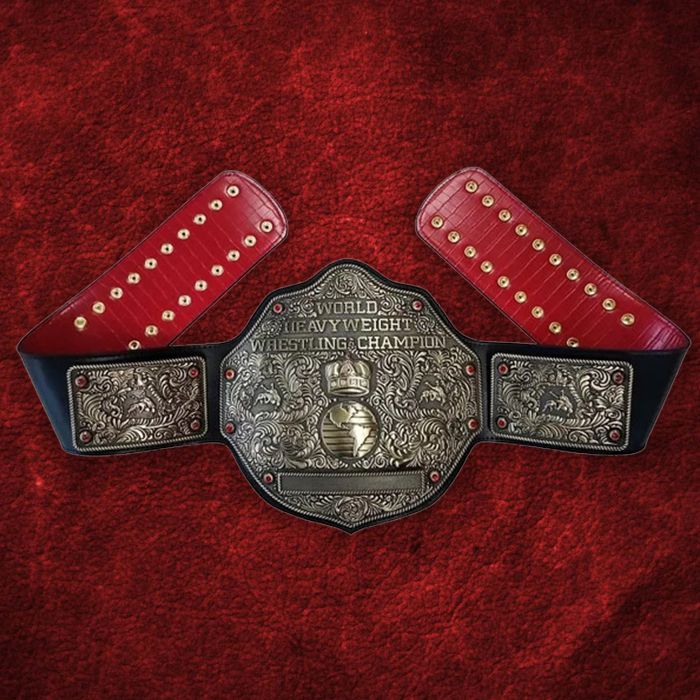 Antique Big Gold World Heavyweight Championship Belt Special Edition