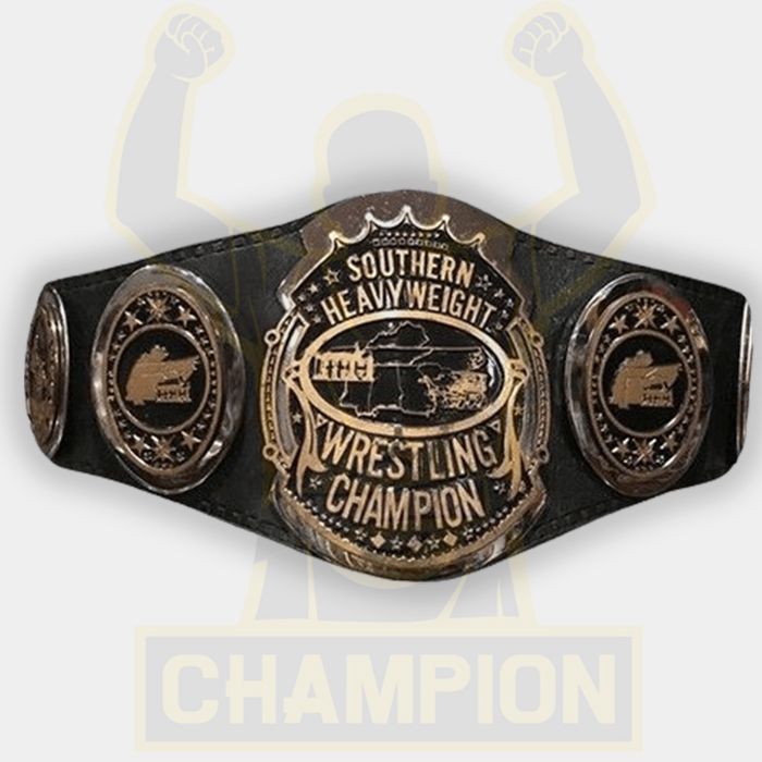 AWA Southern Heavyweight Wrestling Championship Belt Robert Fuller Ron Fuller