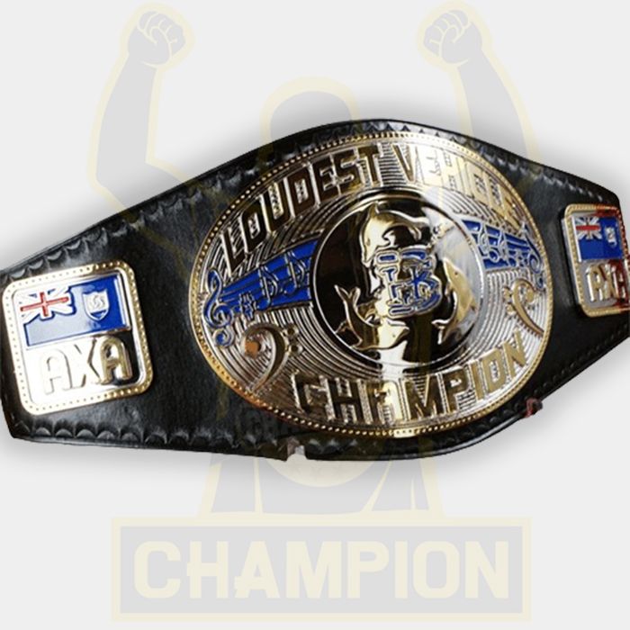 BassHeads Loudest Car Championship Title Belt
