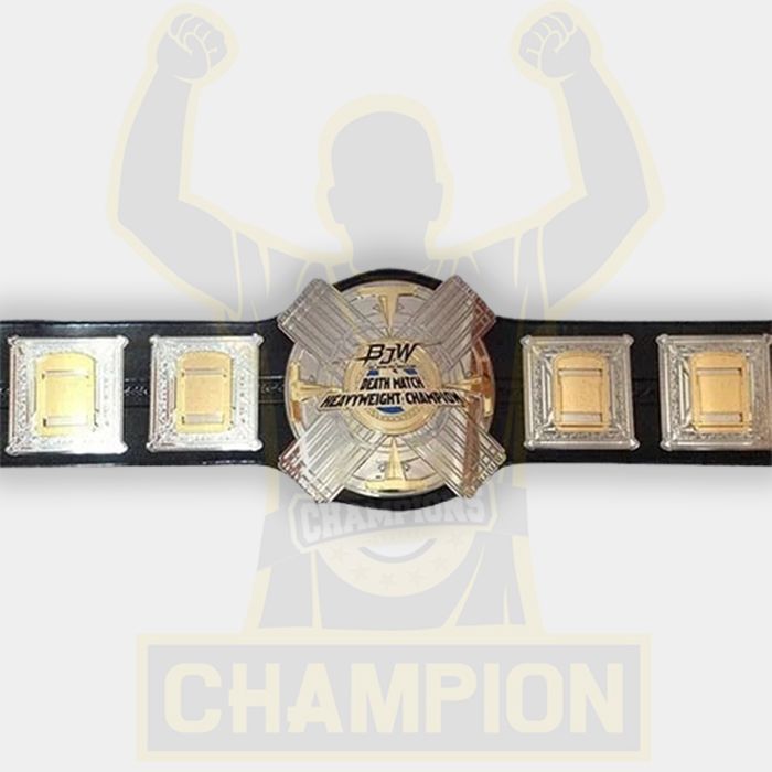 BJW Big Japan Wrestling Death Match Championship Belt Takumi Tsukamoto 