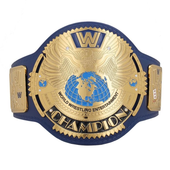 Blue WWE Big Eagle Championship Title Belt