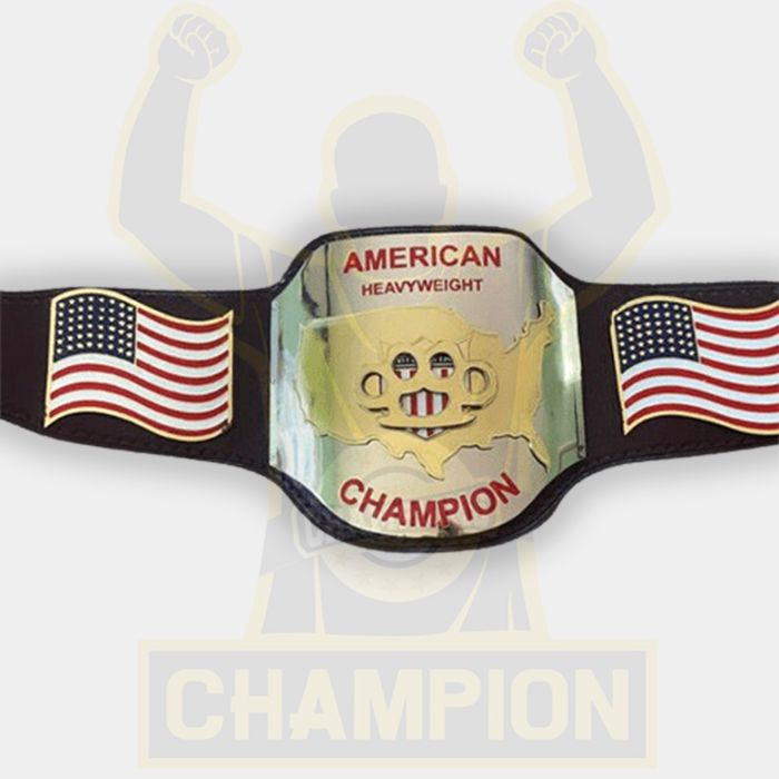 Bruiser Brody Brass Knuckles Championship Belt American Heavyweight 