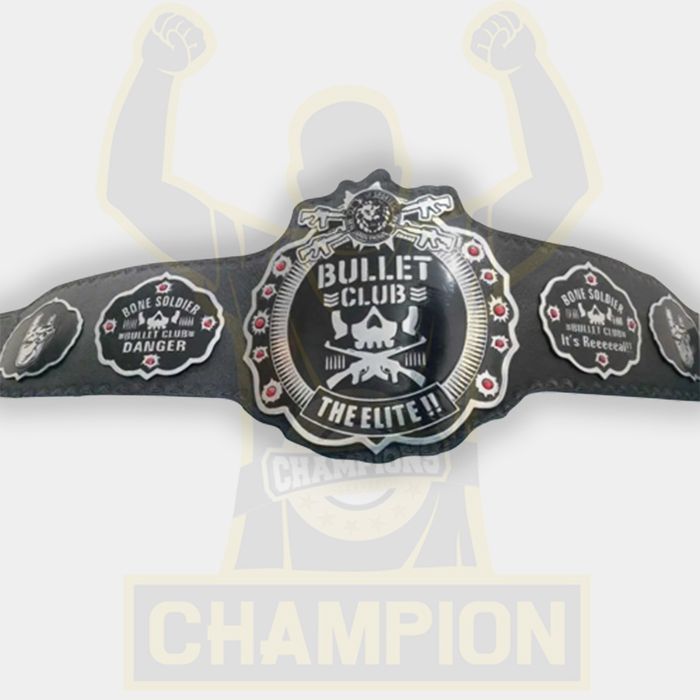 Bullet Club World Wrestling Championship Title Belt 