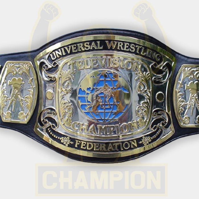 Buzz Sawyer UWF Television Championship Title Belt Terry Taylor and Nikita Koloff NWA