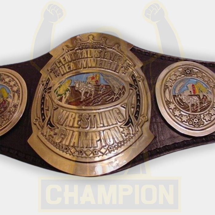 Classic NWA Central States Heavyweight Championship Belt 