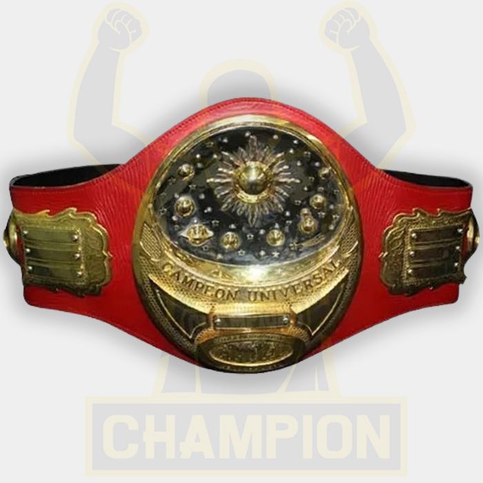CMLI Consejo Mundial De Lucha Libre Campeon Universal Championship Belt El Terrible