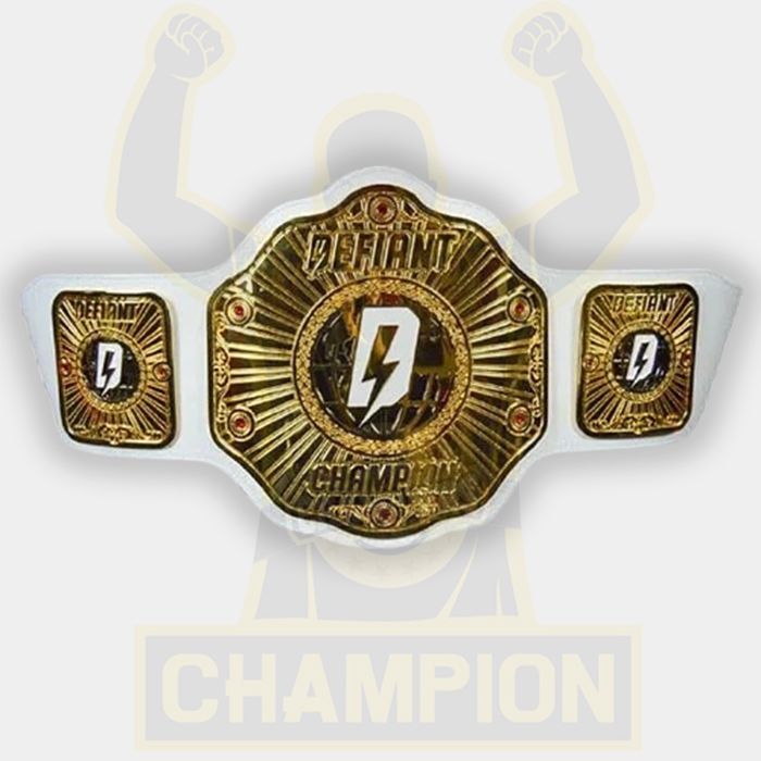 Defiant British World Professional Championship Belt Big Damo Rampage