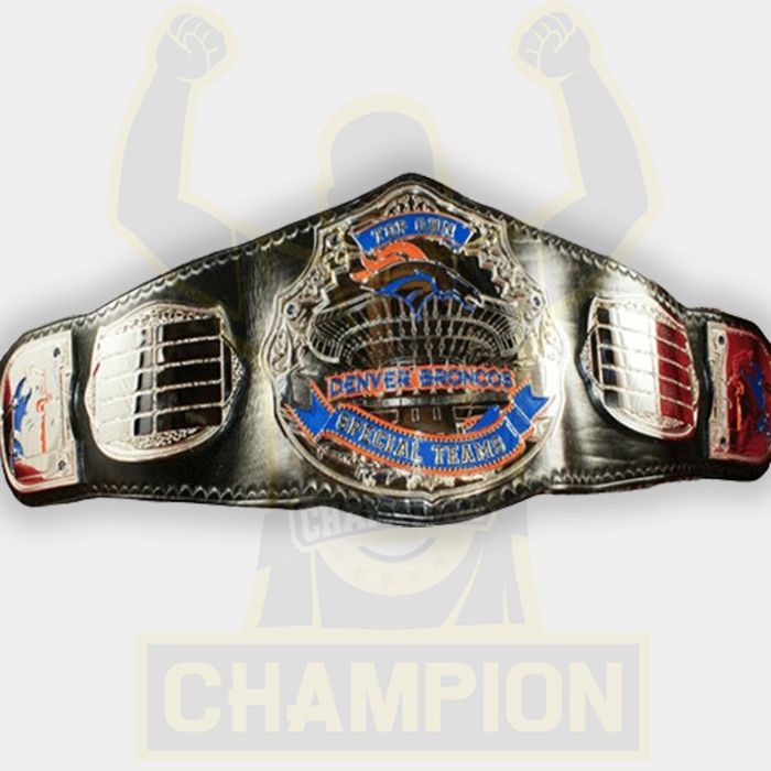 Denver Broncos Top Gun Championship Title Belt