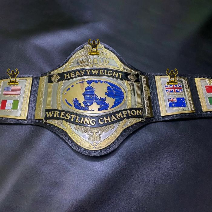 WWF Hulk Hogan 86 World Heavyweight Wrestling Championship Title Belt NEW