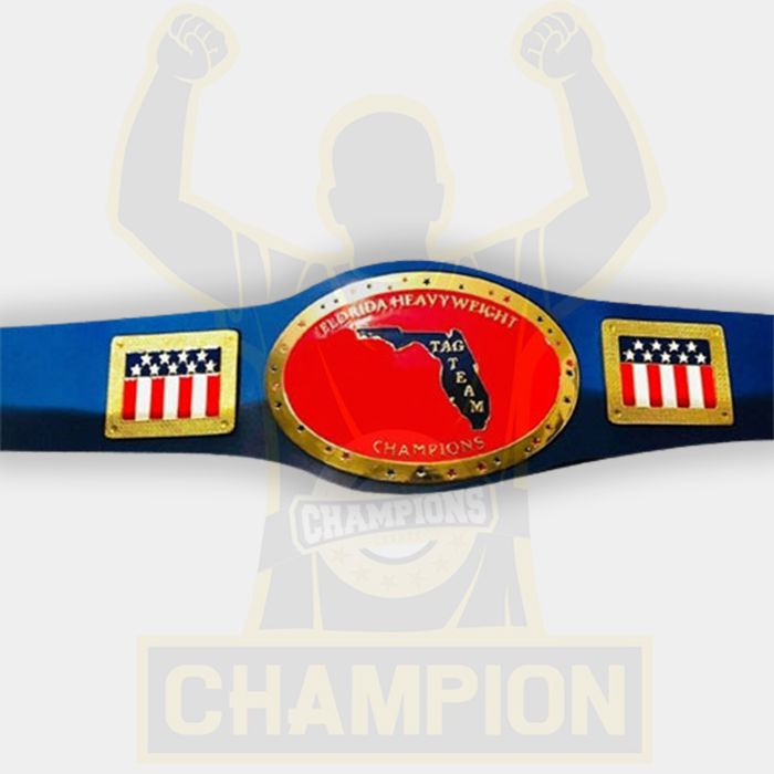 Florida Tag Team Championship Belt NWA The Medics Hiro Matsuda