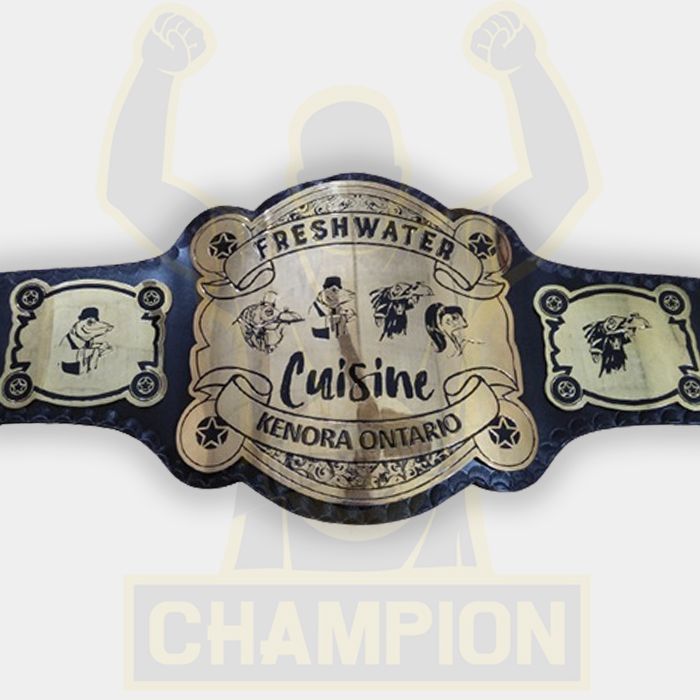 Fresty Water Cuisine Custom Replica Championship Title Belt