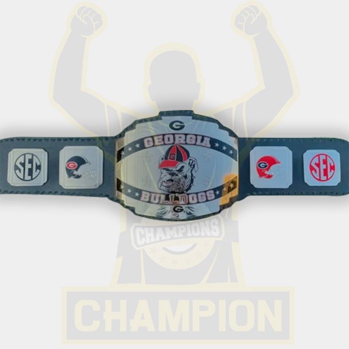 Georgia Bulldog National Custom Championship Title Belt 