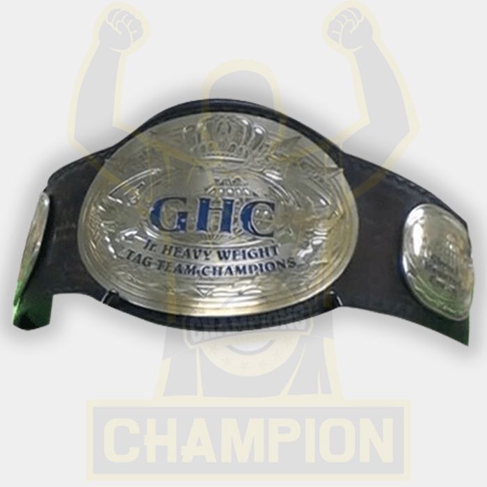 GHC Jr. Heavyweight Tag Team Championship Belt Atsushi Kotoge Yo-Hey Kenta Naomichi