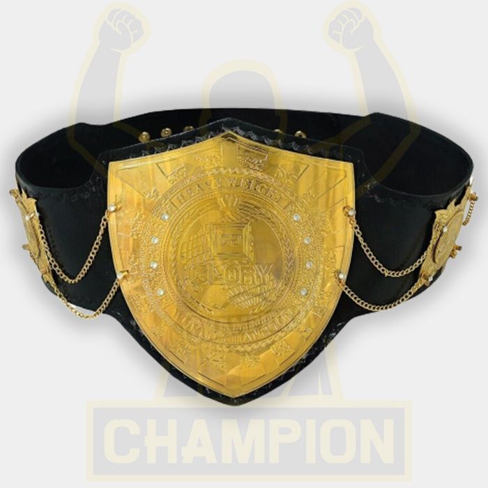 Glory World Heavyweight Wrestling Kick Boxing Championship Belt