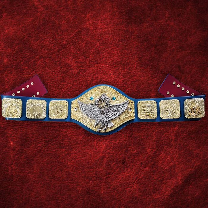 Gold with Silver Eagle Backlund Belt Special