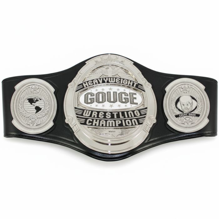 Gouge Heavyweight Wrestling Title Belt