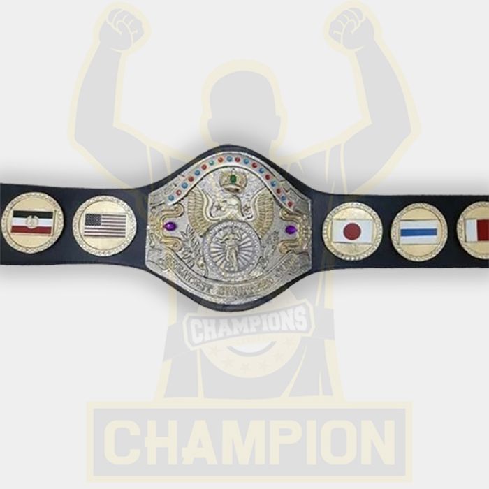 Greatest 18 Club Championship Belt New Japan Pro Wrestling Antonio Inoki Riki