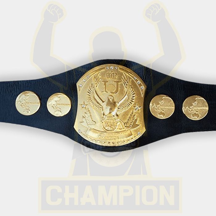 IJ WAR International Junior Heavyweight Championship Title Belt Gedo Yuji Yasuraoka