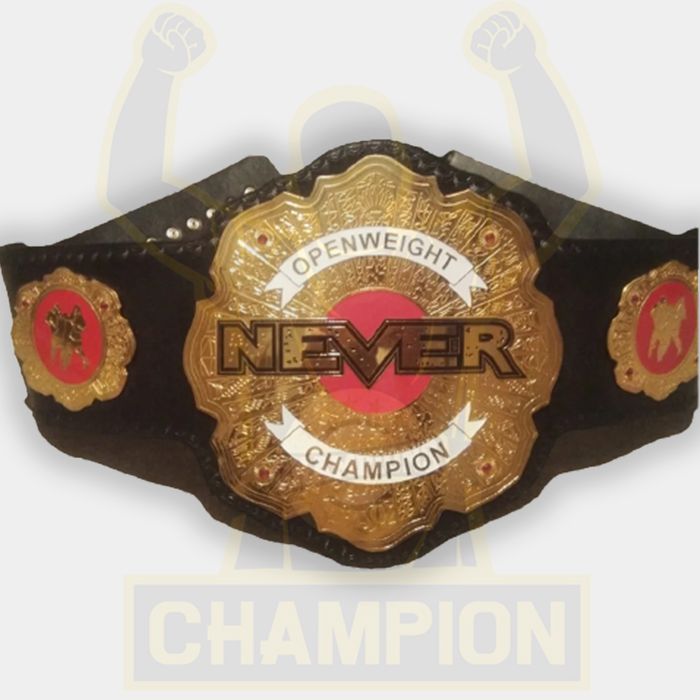 IWGP Open Weight Never Six Men Tag Team Championship Belt 
