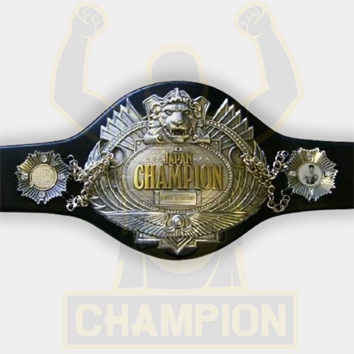 Japan Boxing Flyweight Championship Belt Akinori Watanabe Featherweight Takeshi Inou