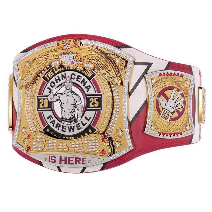 John Cena Springfield Spinner Championship Replica Title Belt
