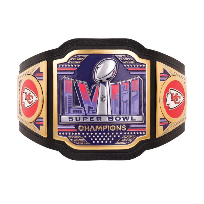 Kansas City Chiefs Super Bowl LVIII Champions Legacy Title Belt