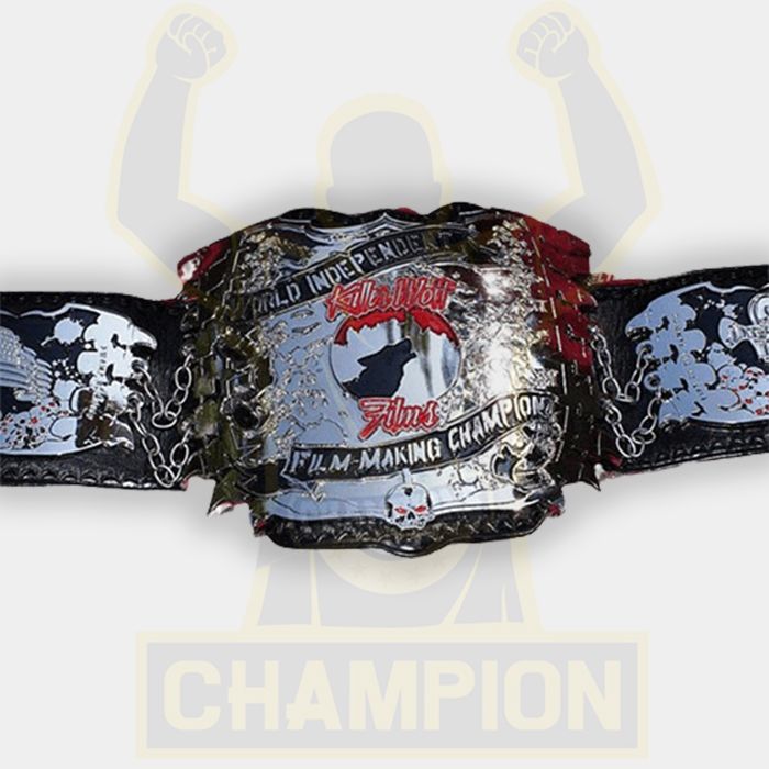 Killerwolf Film Company Wrestling Championship Title Belt